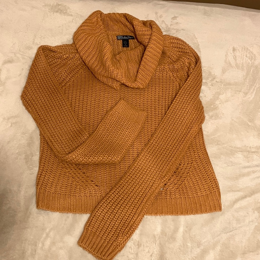 Size M Rust Orange Sweater from The Fashion District